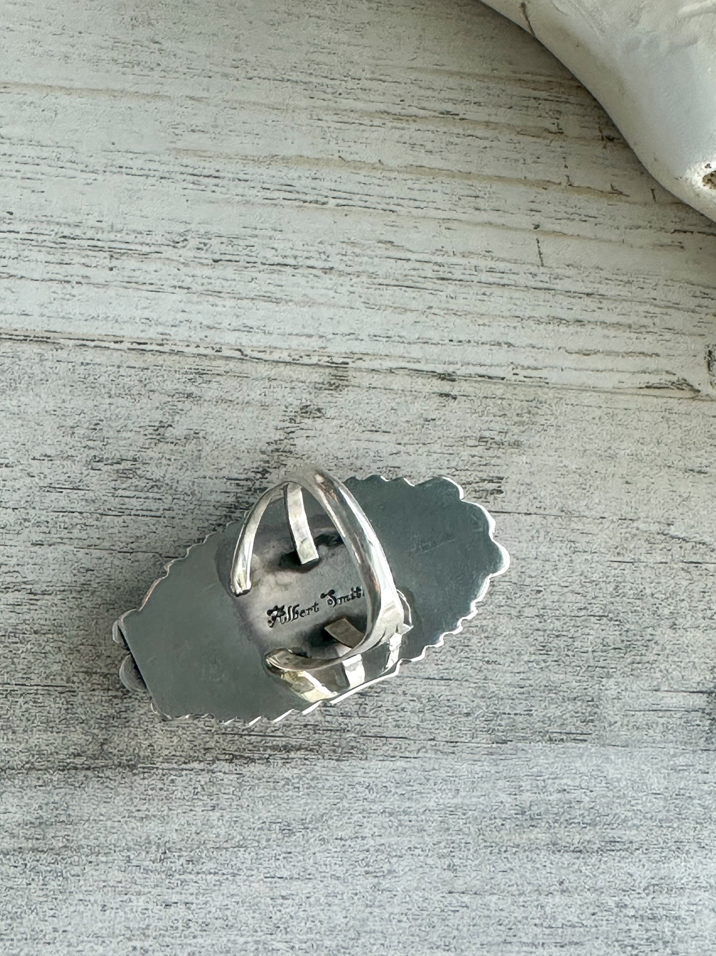 Native Made Black Onyx Ring Size 9.25