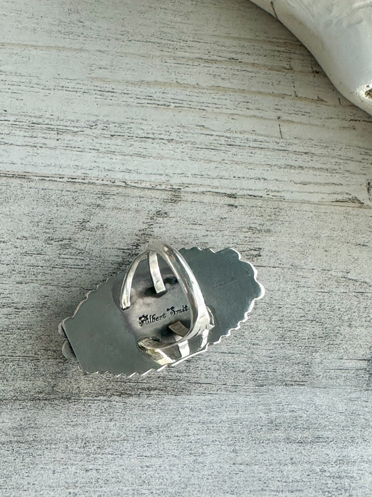 Native Made Black Onyx Ring Size 9.25