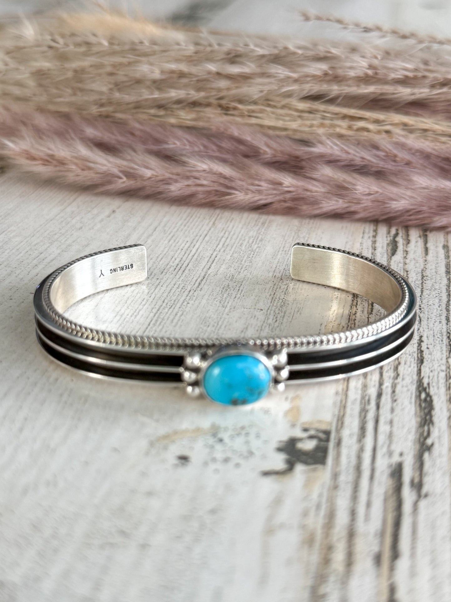 Native American Turquoise Cuff 7”