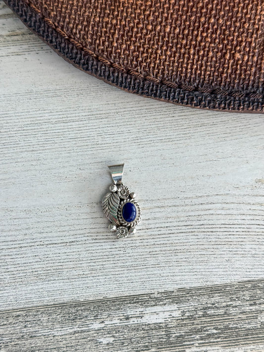 Native American Lapis Pendant
