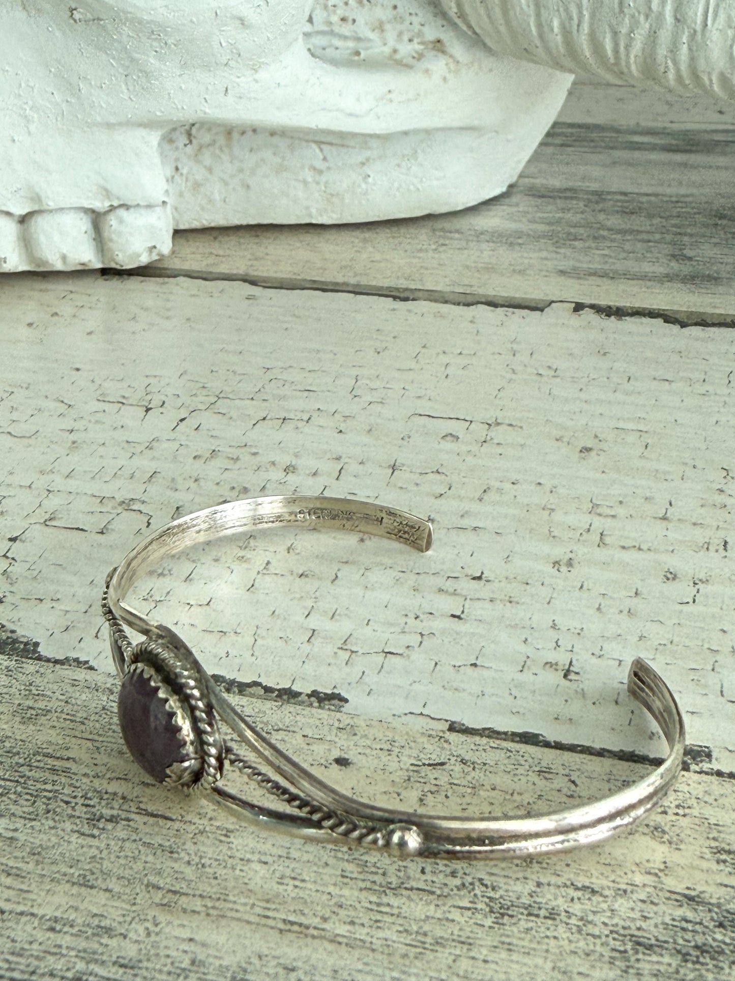 Native American Charoite Cuff 6"