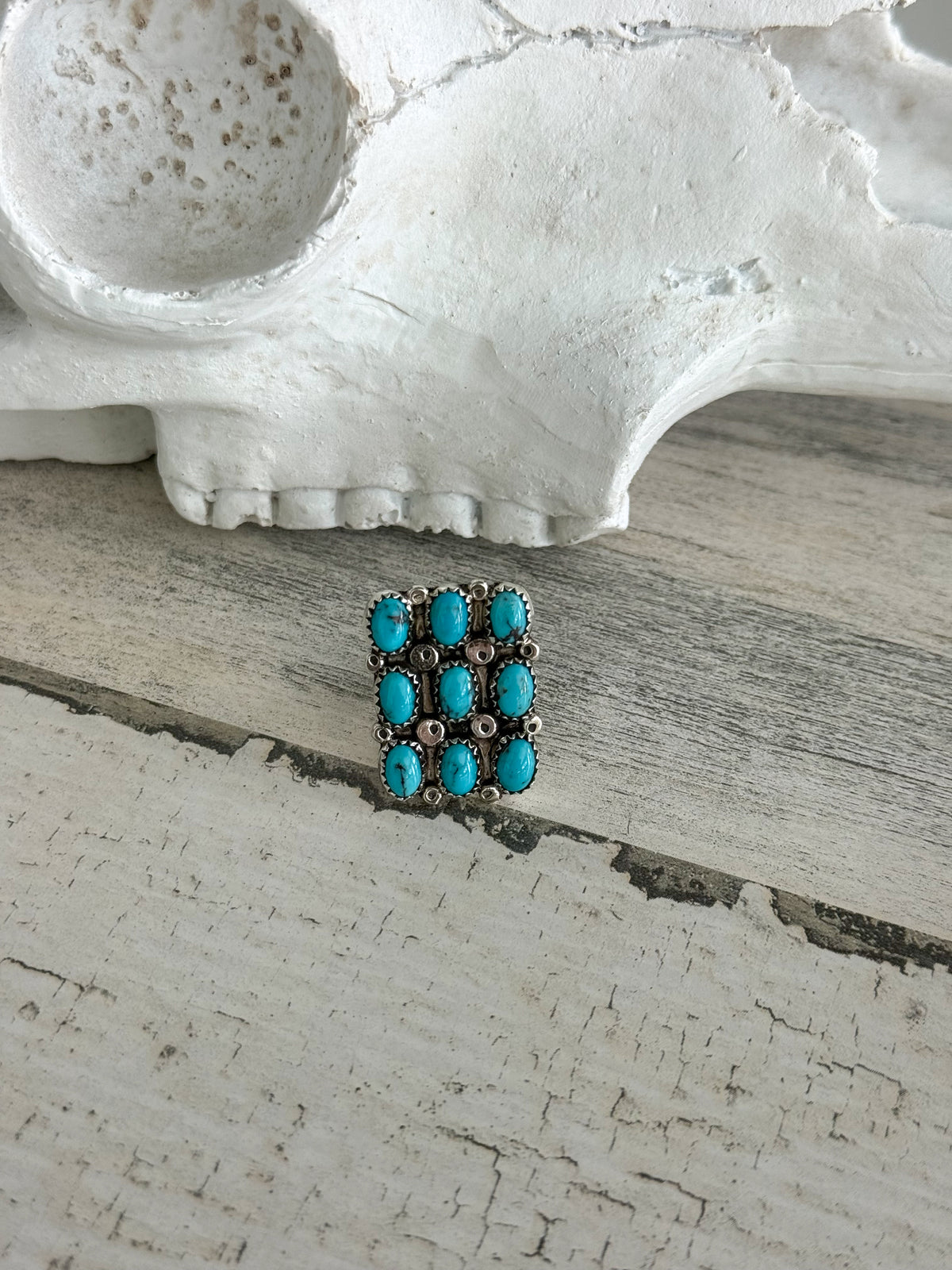 Native American Turquoise Ring 8