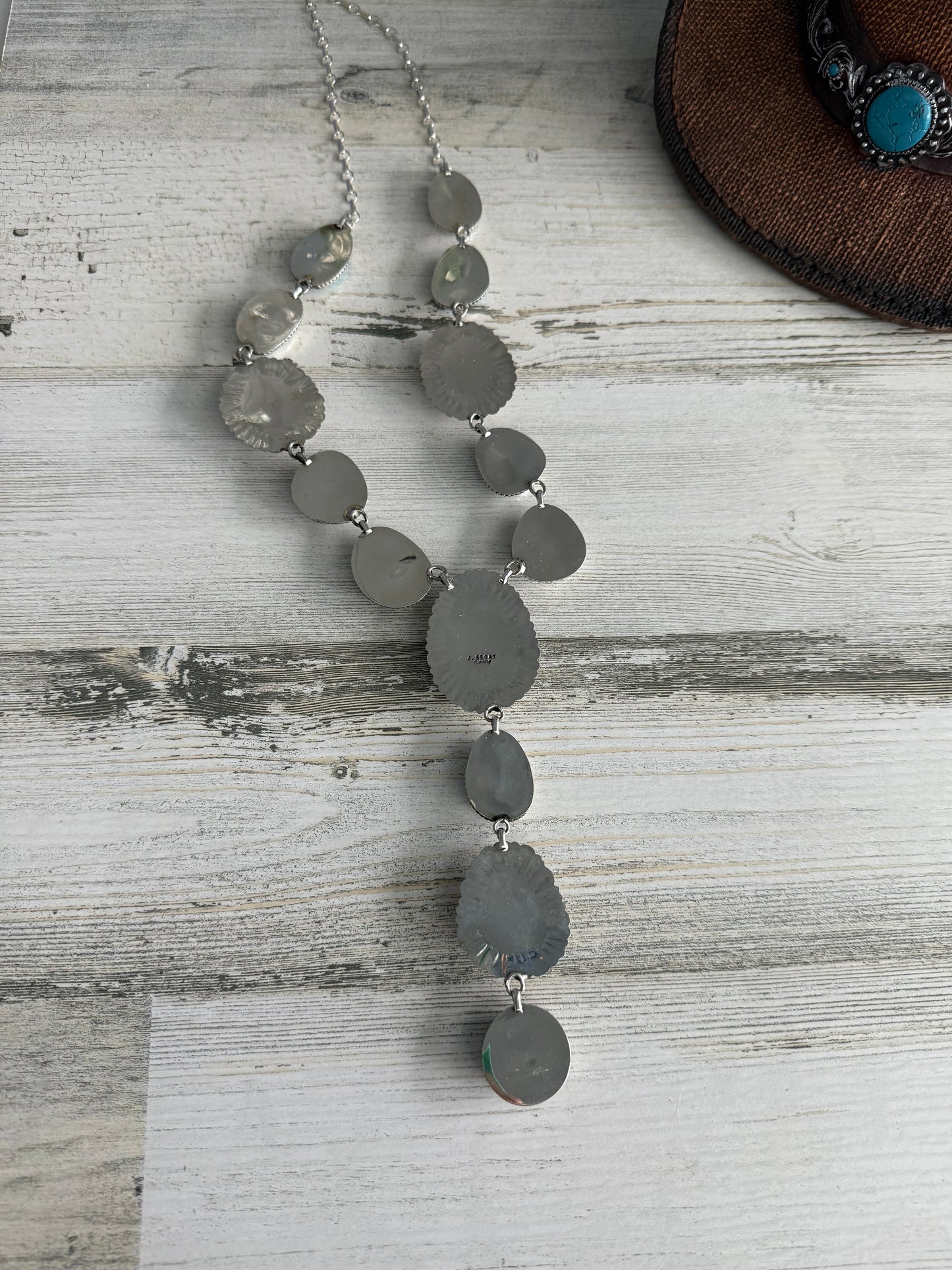 Native American Kingman Turquoise Lariat