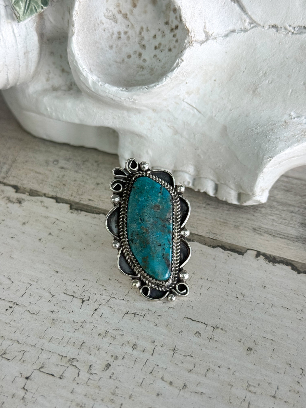 Native American Turquoise Ring 9