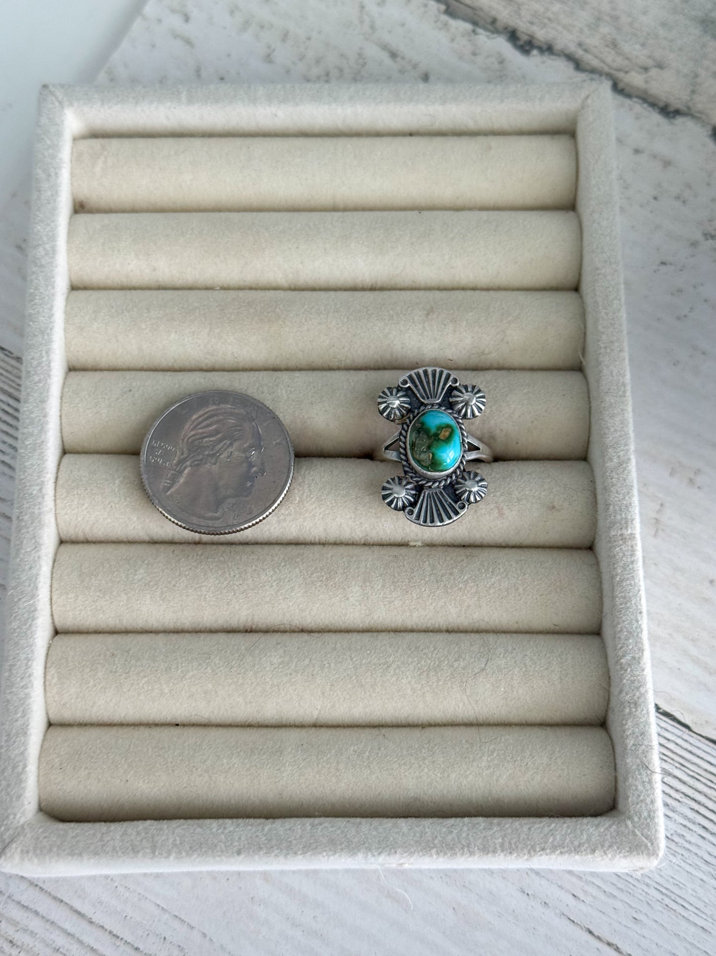 Native American Sonoran Gold Ring 7