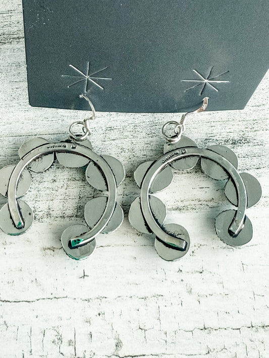 Native American Made Kingman Naja Earrings