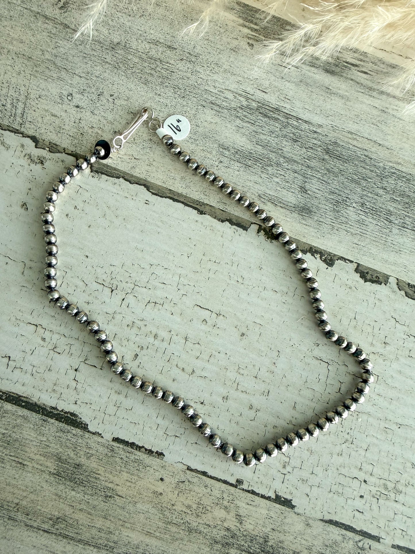 Native American Navajo Pearls 16" 5mm