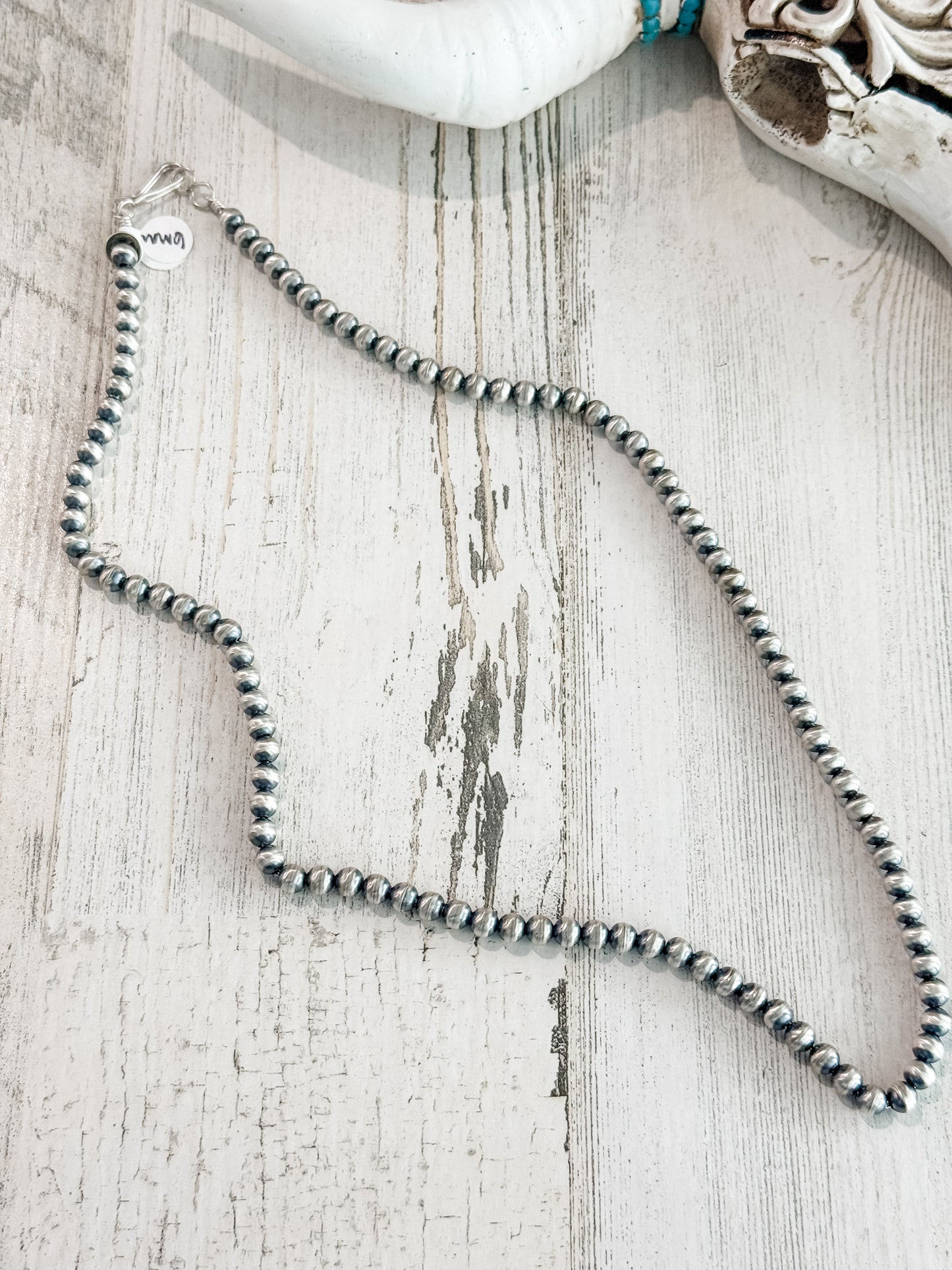 Native American Navajo Pearls 24" 6mm