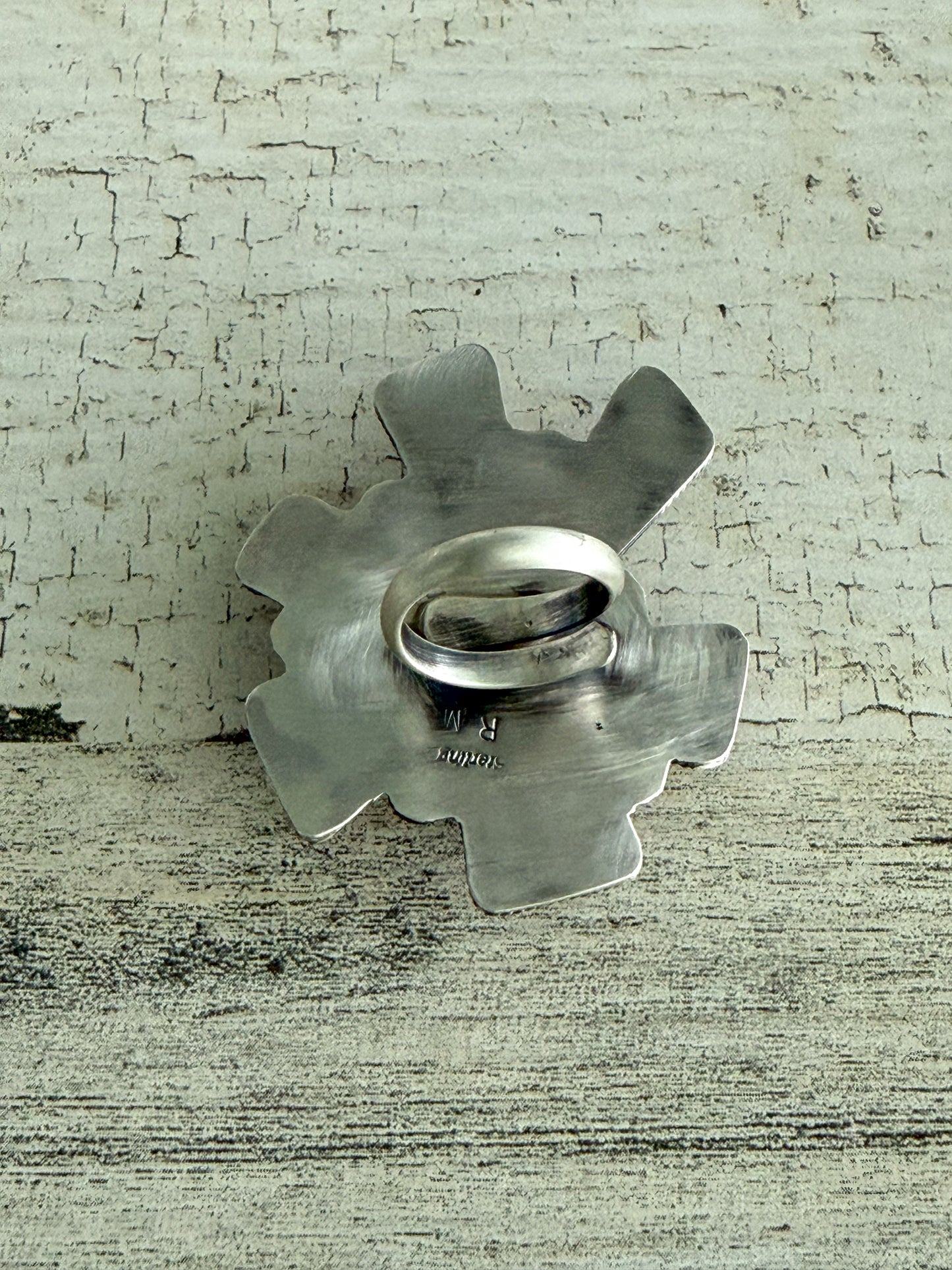 Native American Kingman Turquoise Adjustable Ring