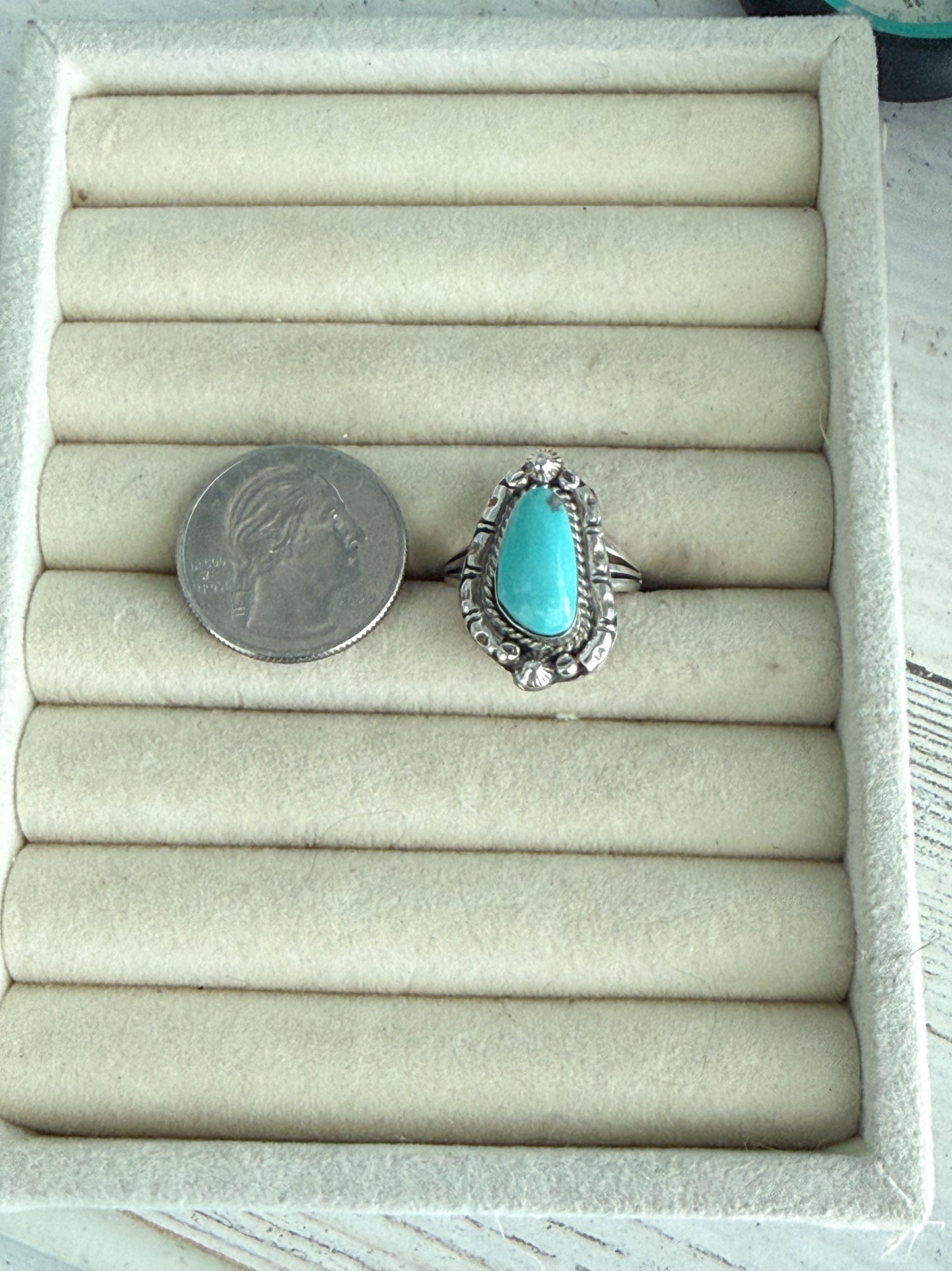 Native American Kingman Ring 8