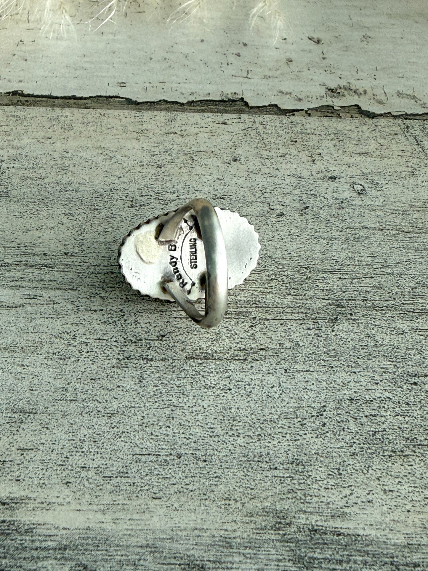 Native American Royston Turquoise Ring 8