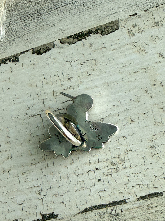 Native American Sonoran Gold Hummingbird Adjustable Ring