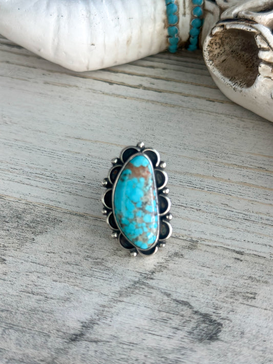 Native Made Blue & Brown Emerald Valley Turquoise 6