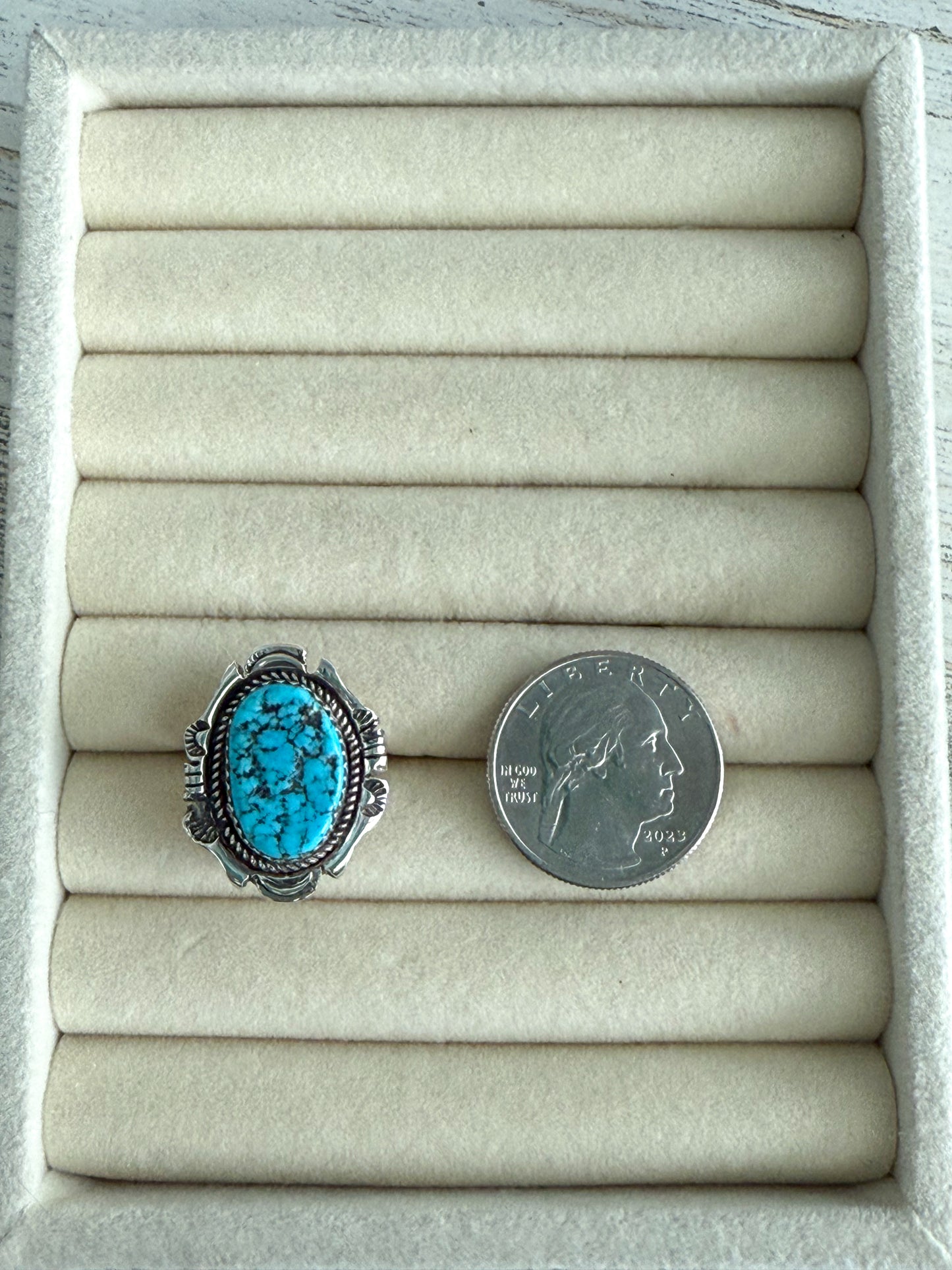 Native American Made Kingman Ring 7