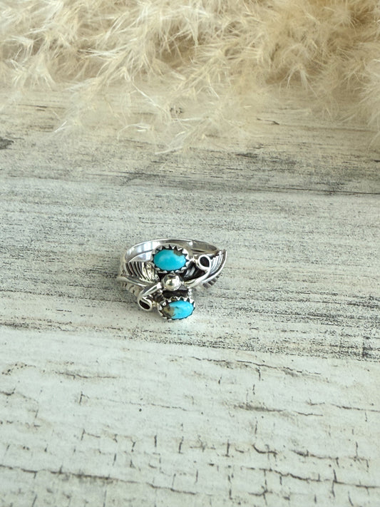 Native American Turquoise Ring 6.5