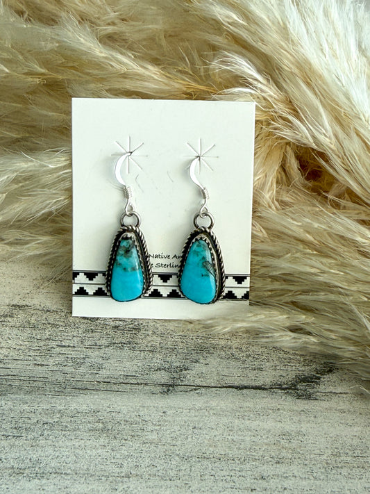 Native American Blue Turquoise Earrings
