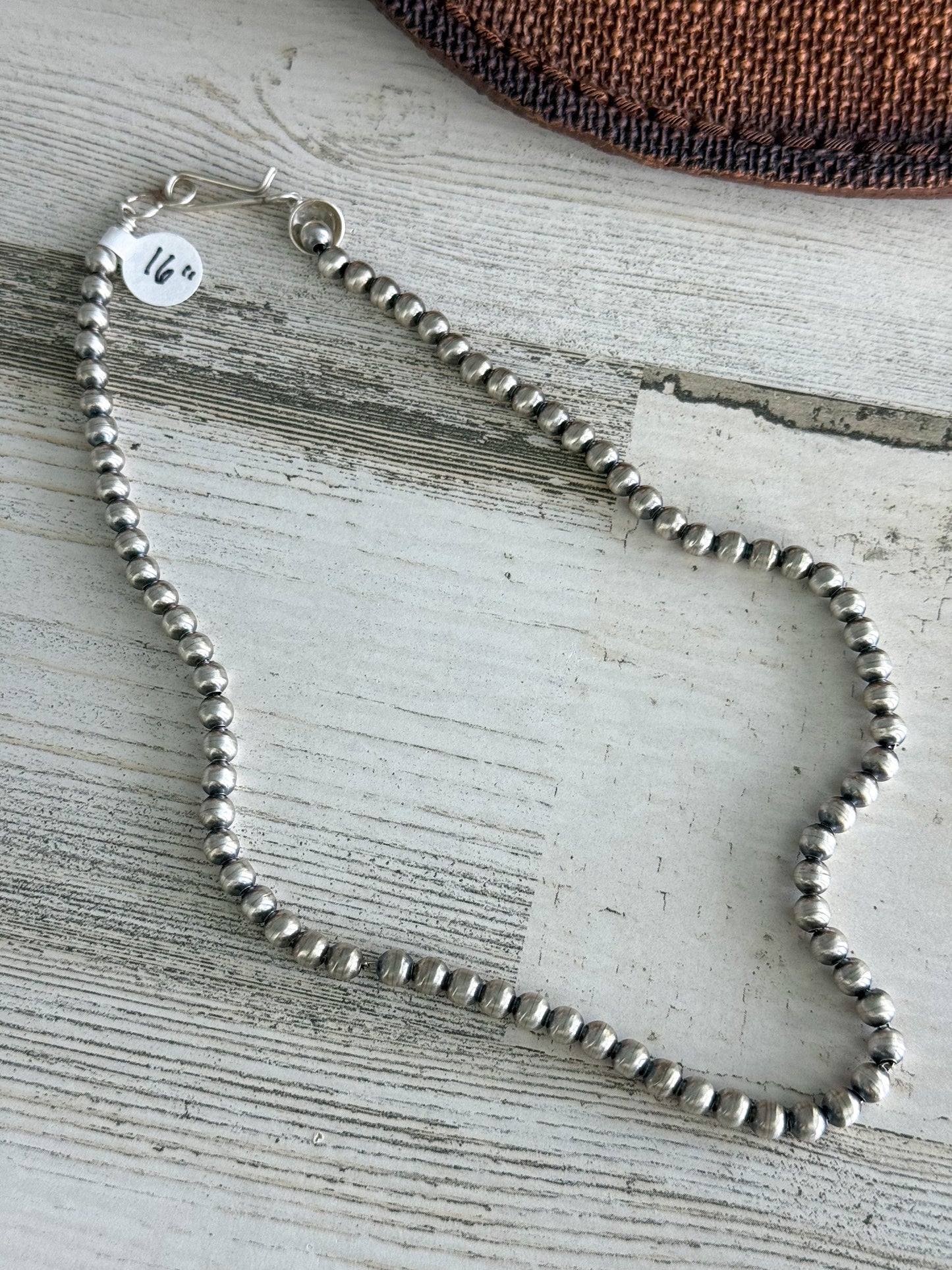 Native American Navajo Pearls 16" 5mm