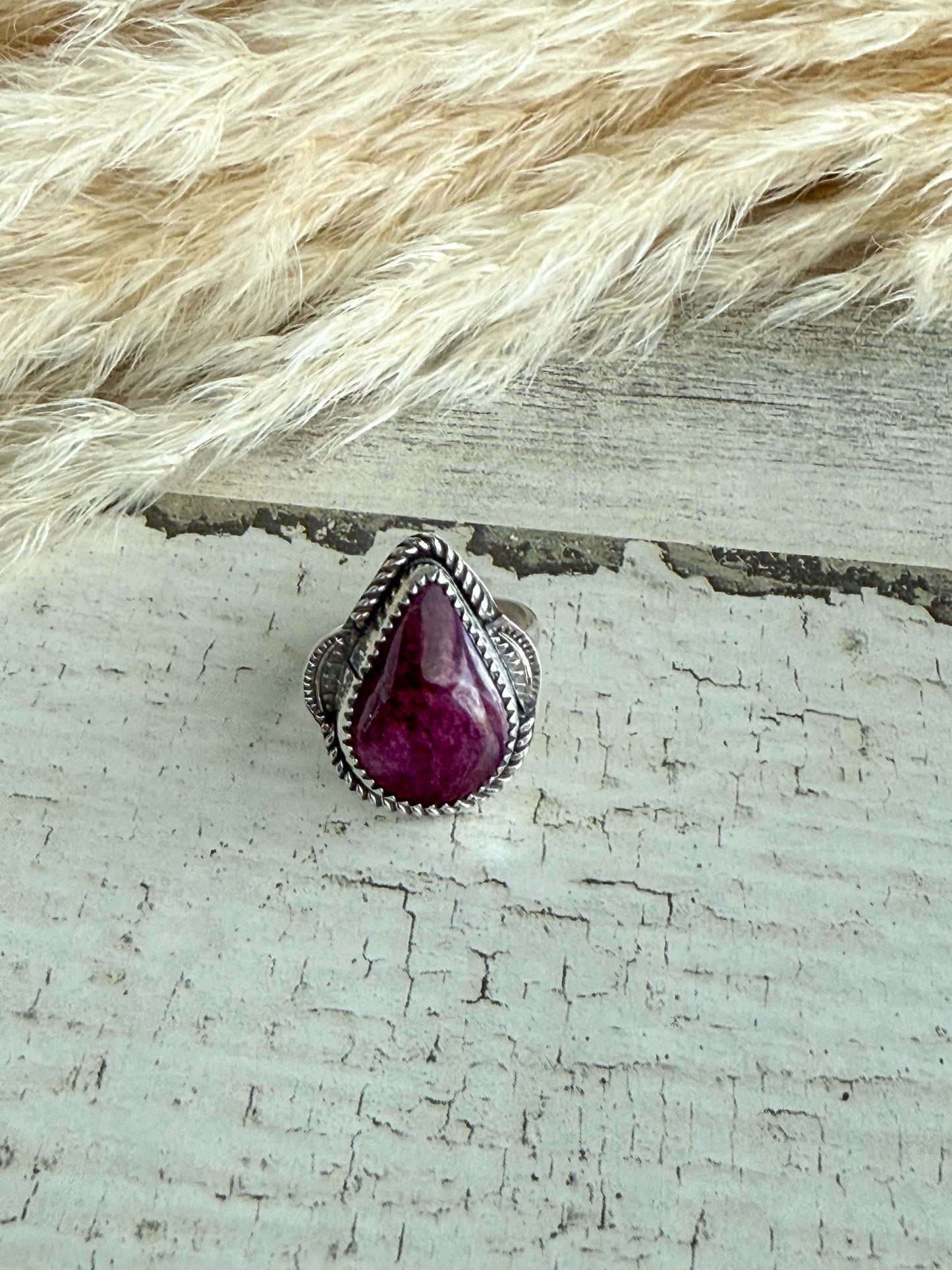 Native American Purple Spiny Ring 8.5