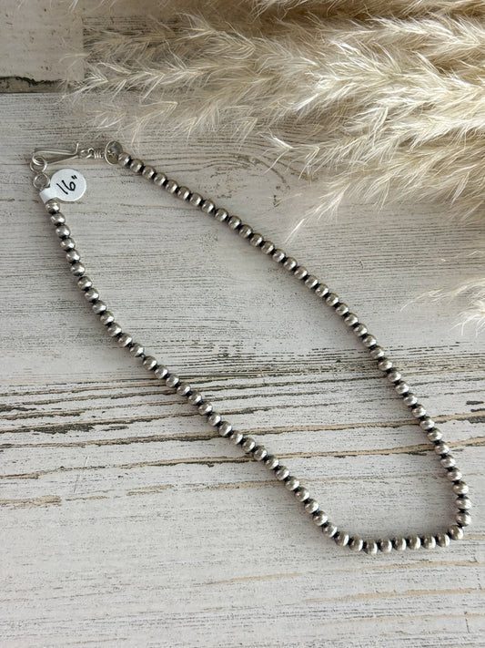 Native American Navajo Pearls 16" 5mm