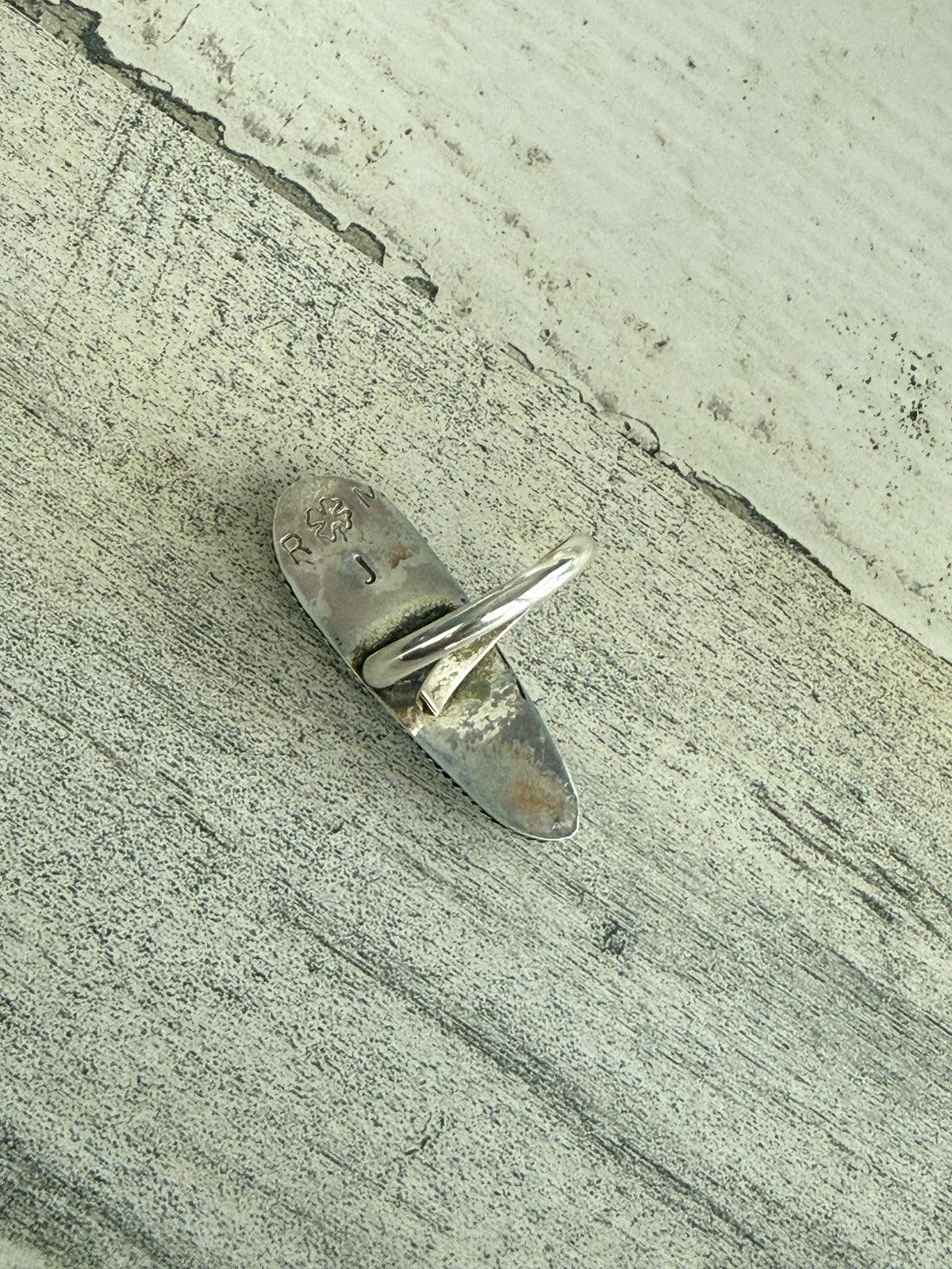 Native American Blue Kingman Adjustable Ring