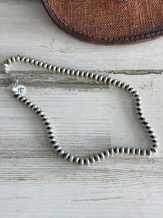 Native American Navajo Pearls 18" 7mm