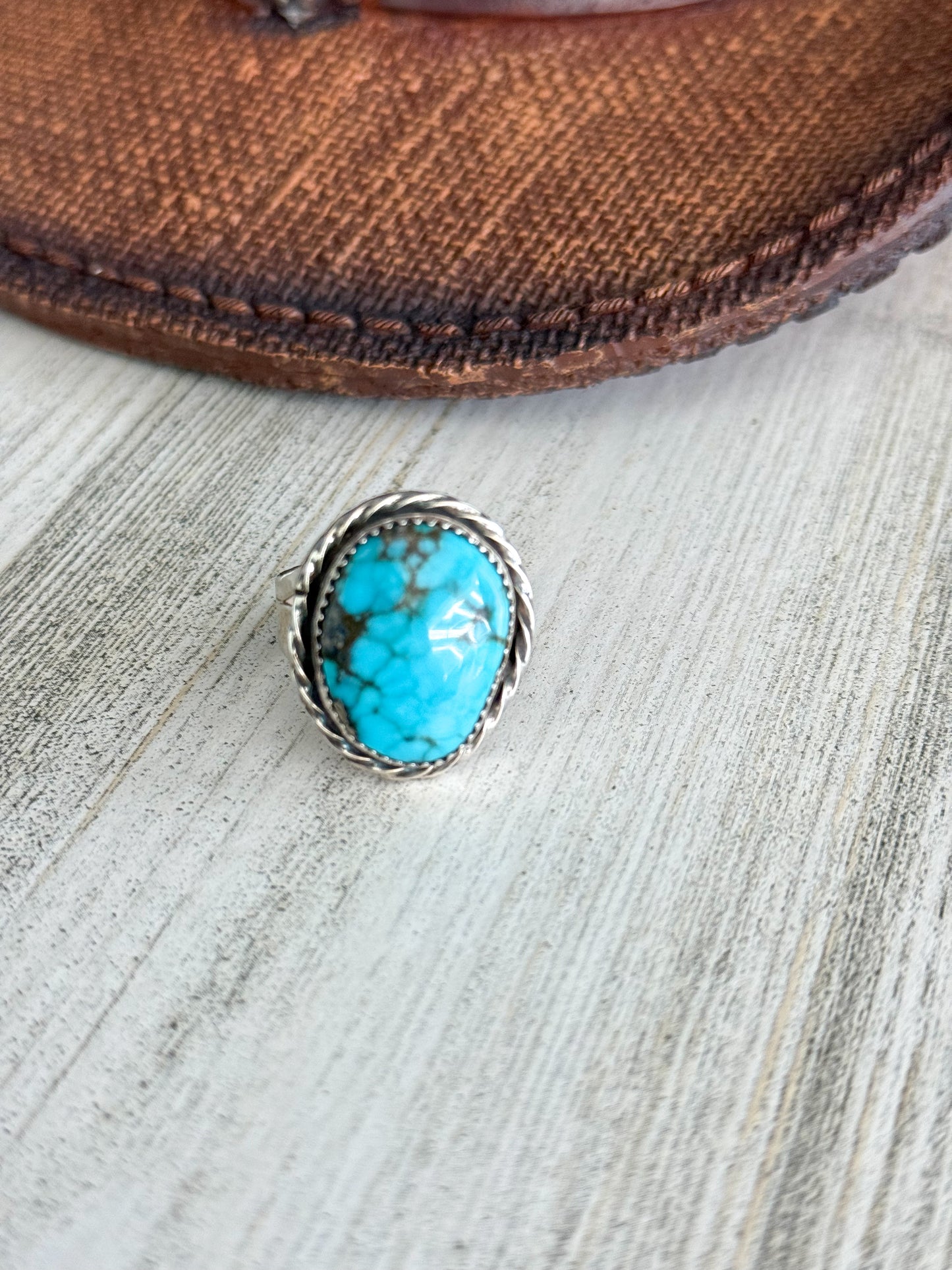 Native American Kingman Ring 9.5
