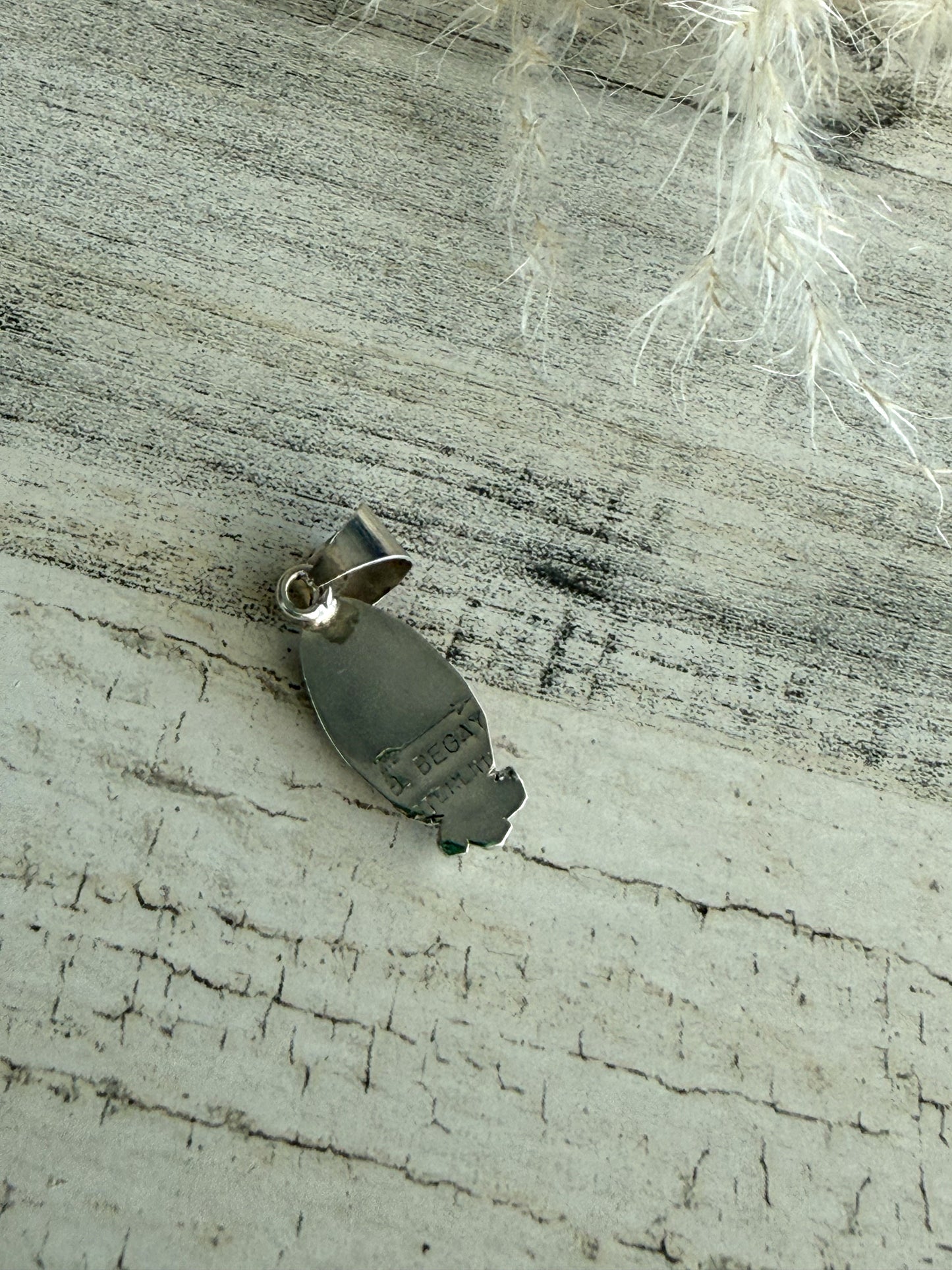 Native American Orange Spiny Pendant