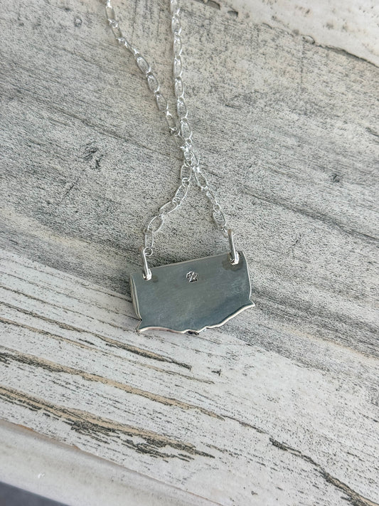 Native American Kingman Pendant 19" Necklace