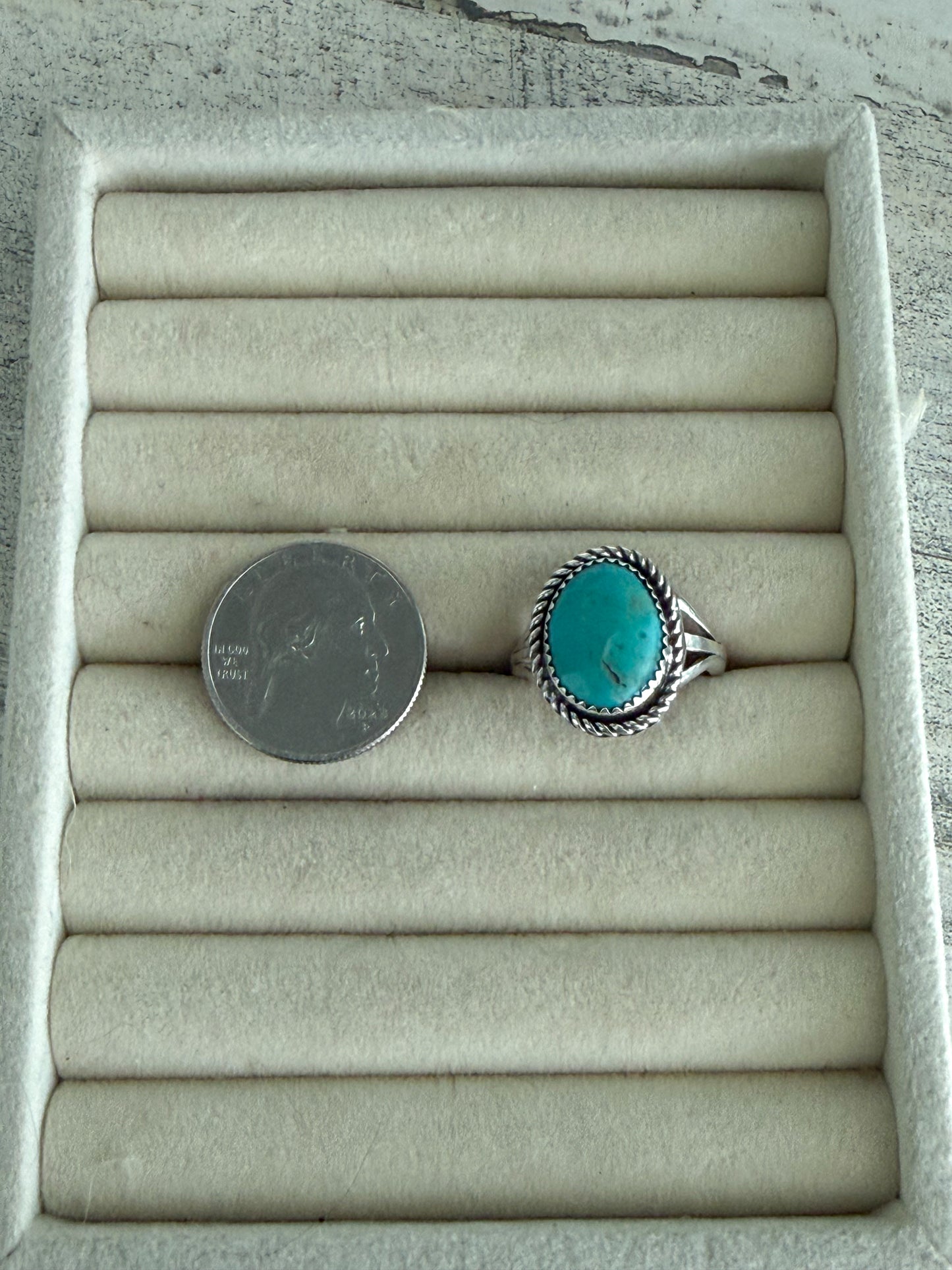 Native American Kingman Ring 10