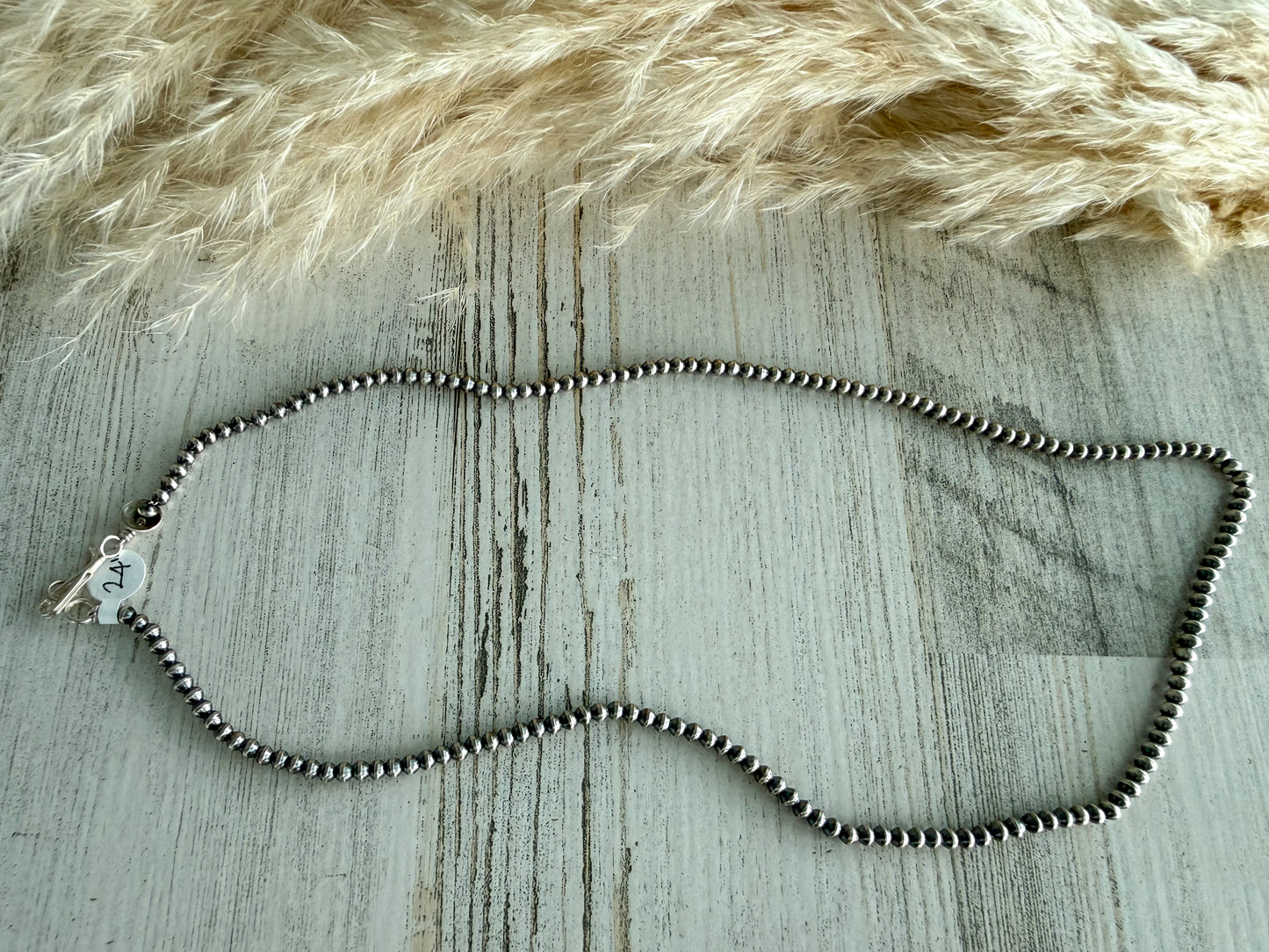 Native American Navajo Pearls 24" 4mm