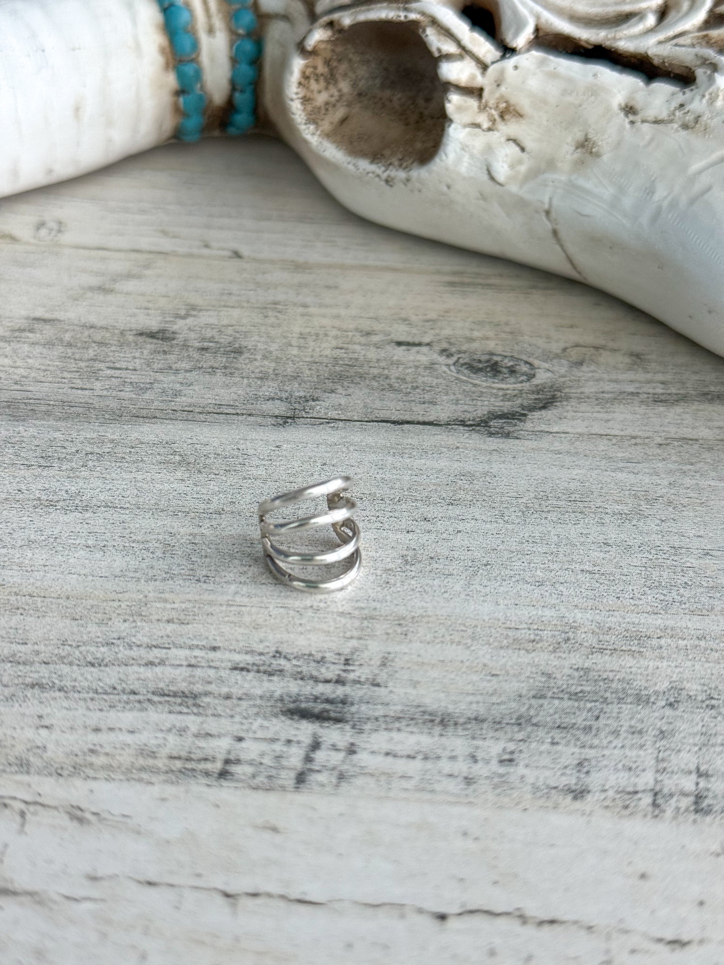 Native Made Sterling Ear Cuff