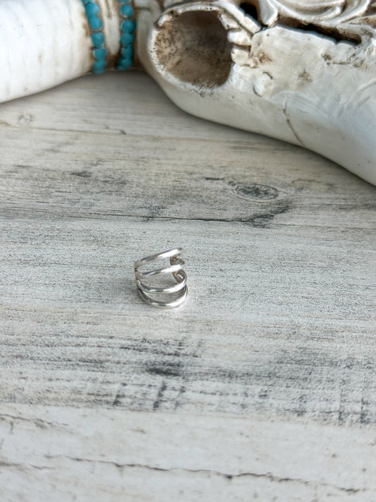 Native Made Sterling Ear Cuff