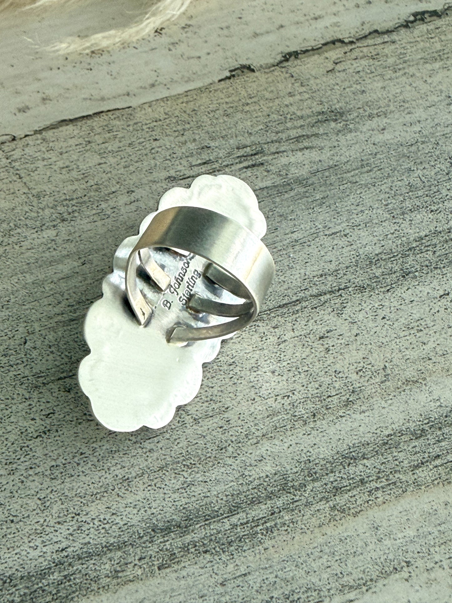Native American Sonoran Mountain Turquoise Ring 9