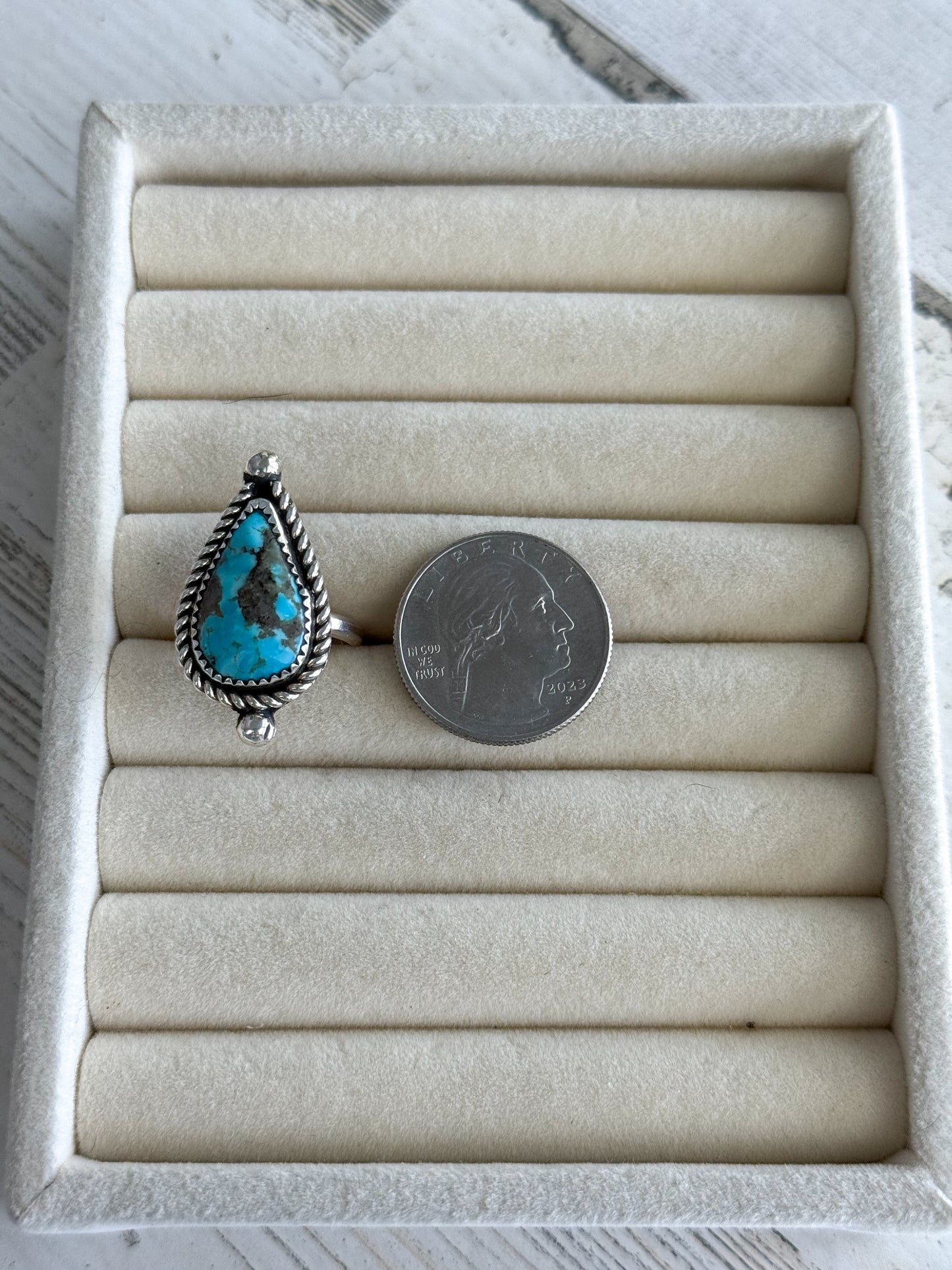 Native American Kingman Adjustable Ring