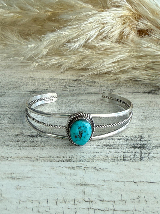 Native American Kingman Turquoise Cuff