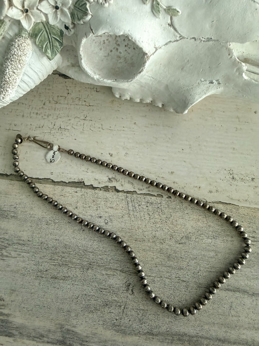 Native American Navajo Pearls 18" 5mm