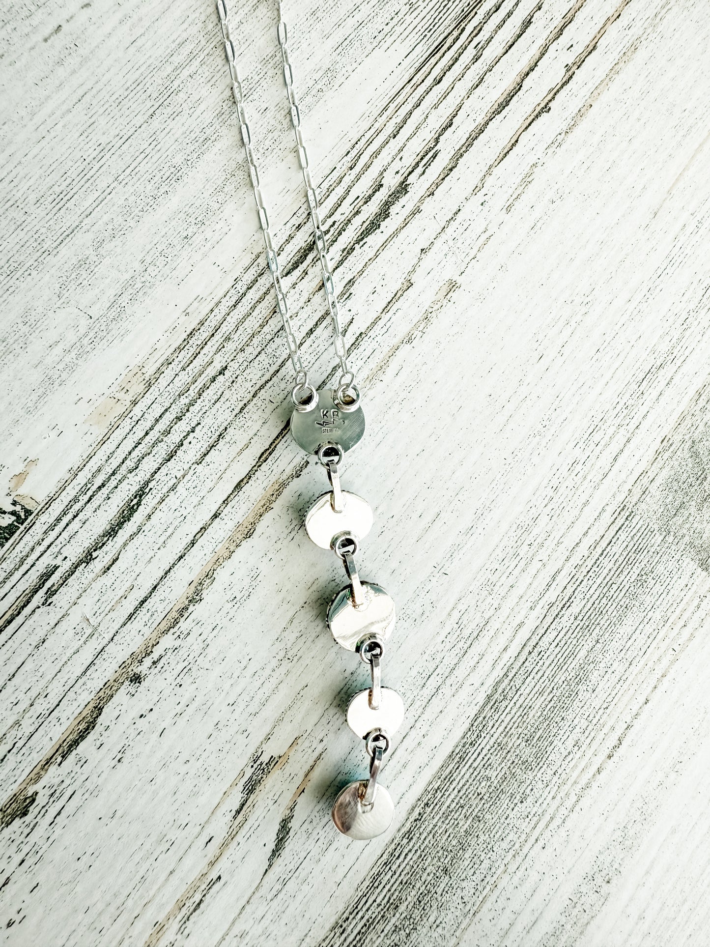 Native American 5 Kingman Stone 22" Necklace