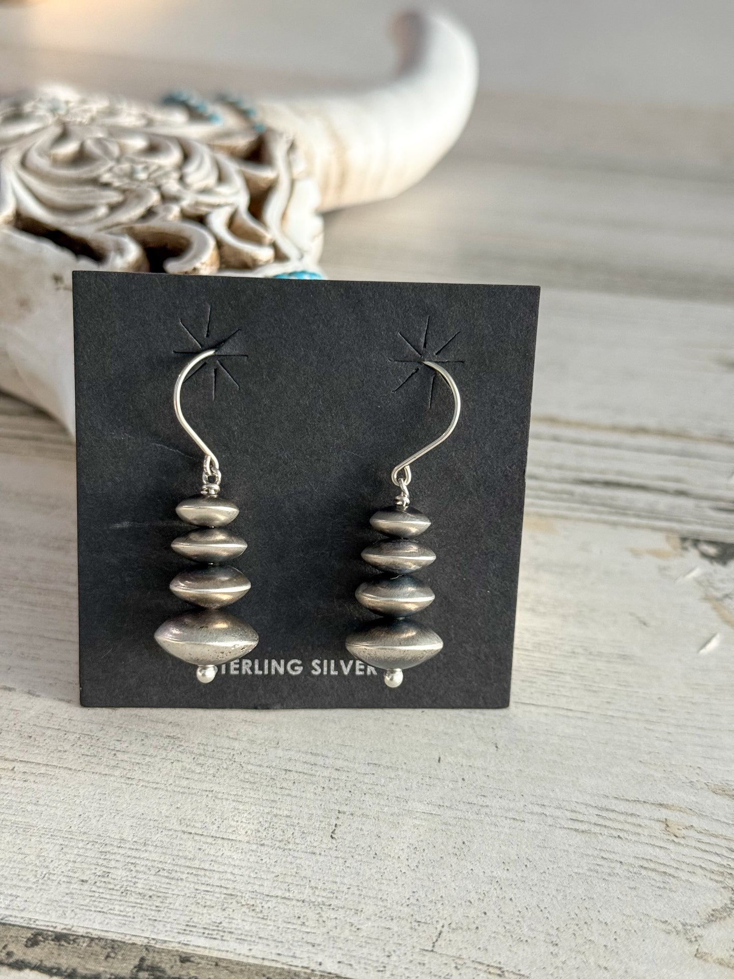 Native Made Navajo Pearl Earrings