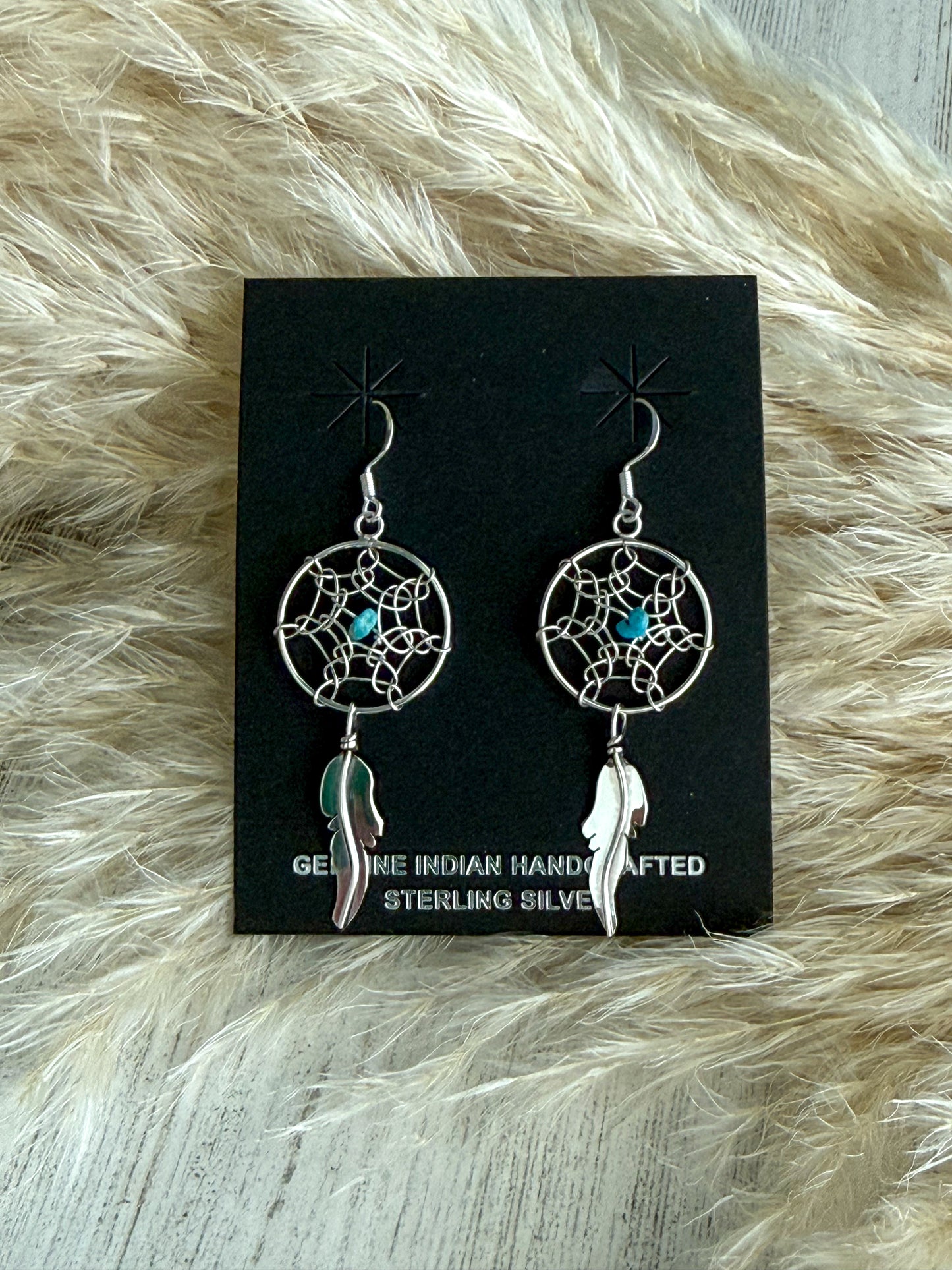 Native American Dreamcatcher Earrings