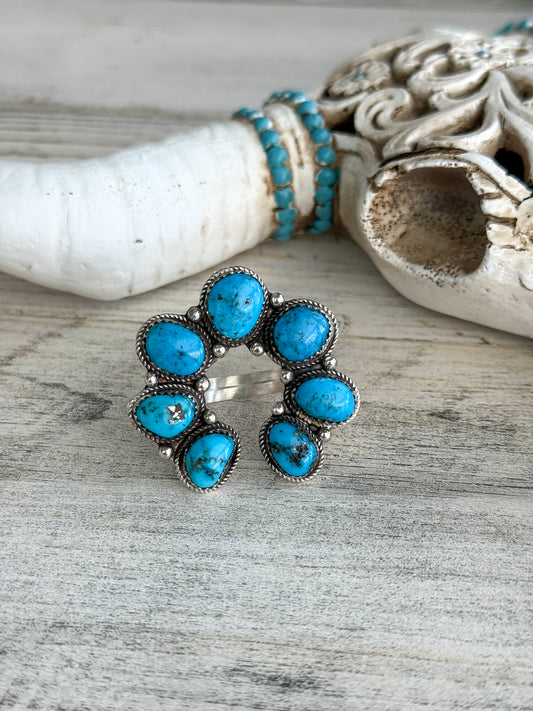 Native American Made Kingman Naja Ring 9