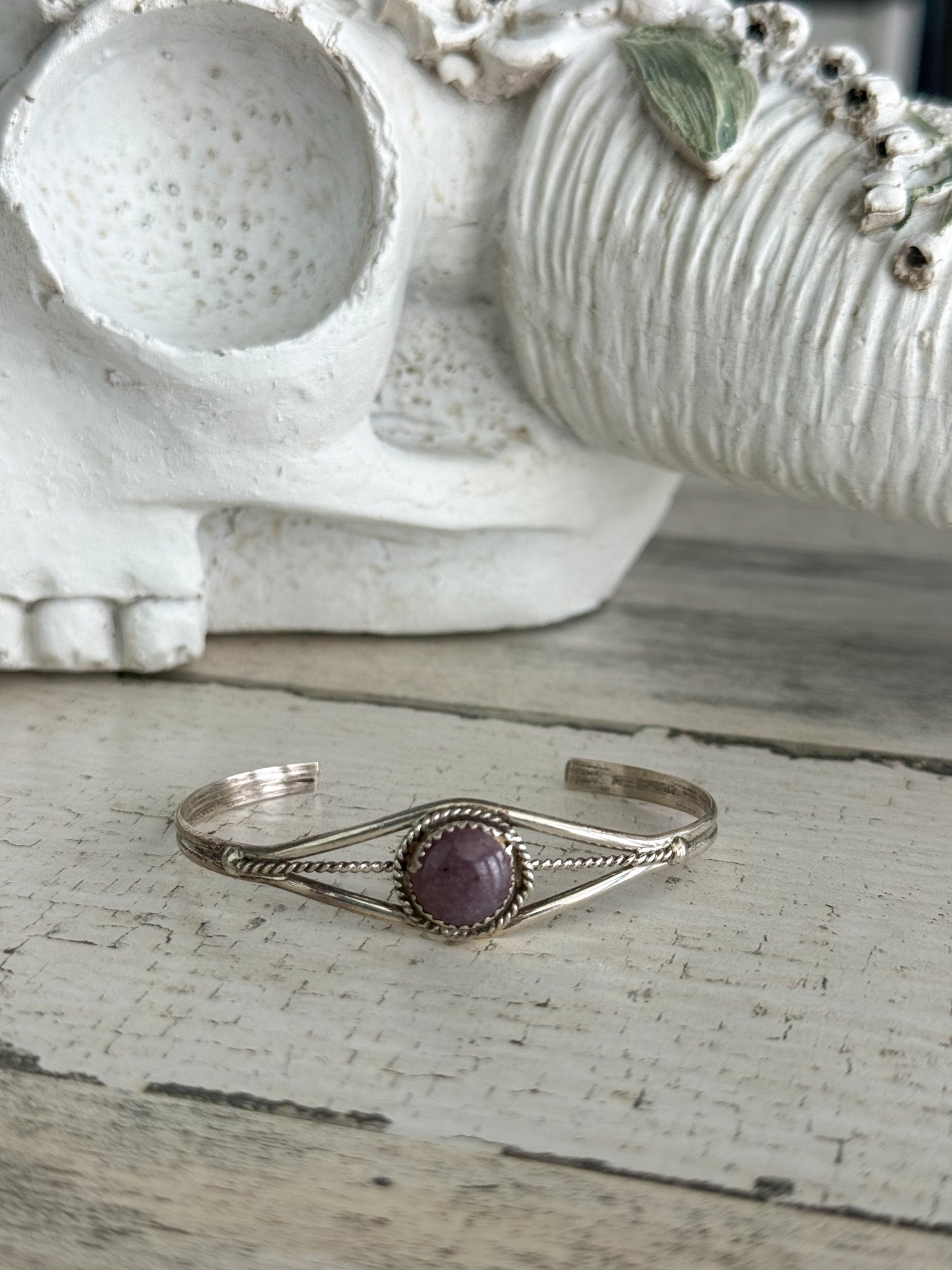 Native American Charoite Cuff 6"
