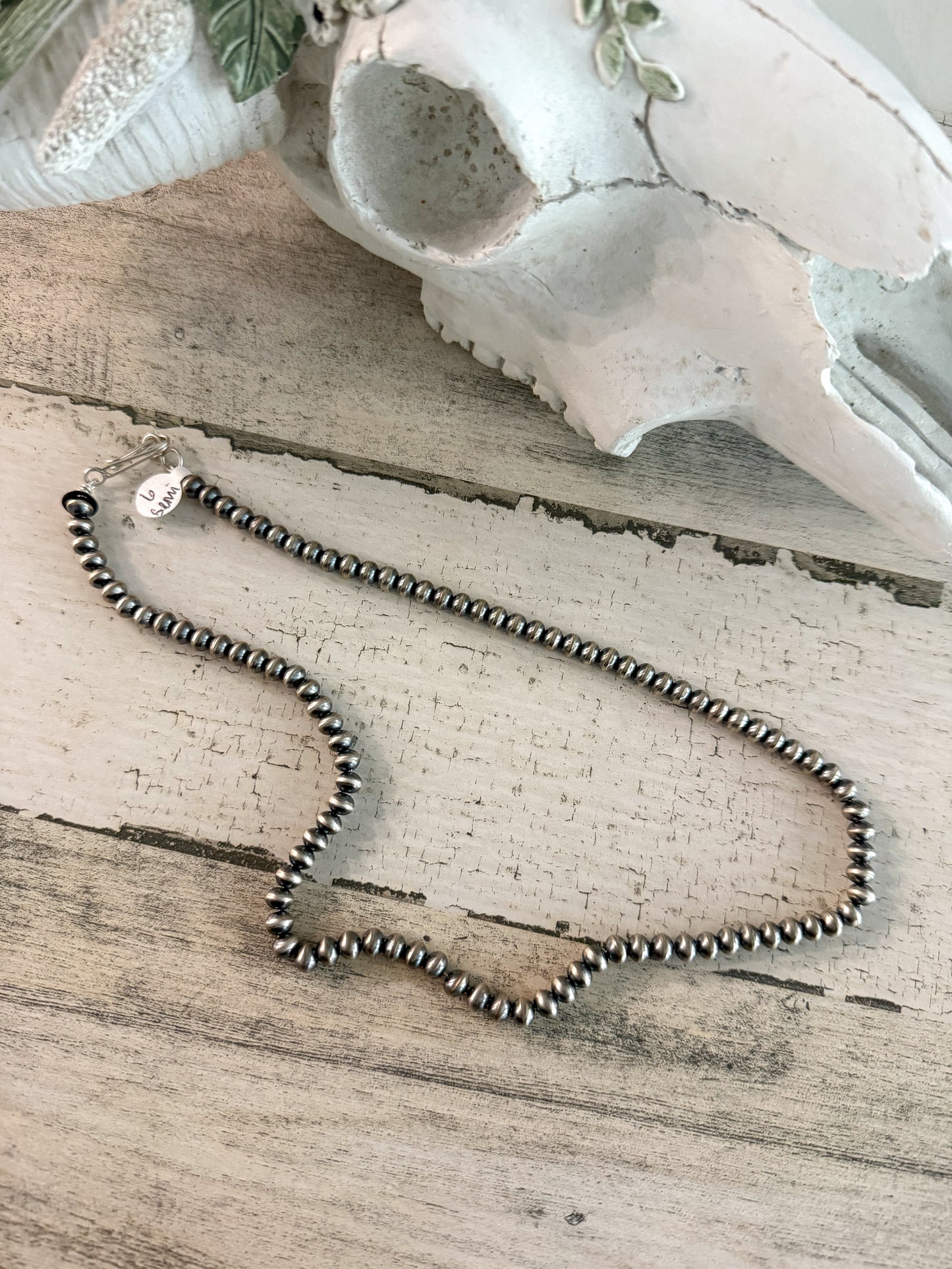 Native American Navajo Pearls 20" 6mm