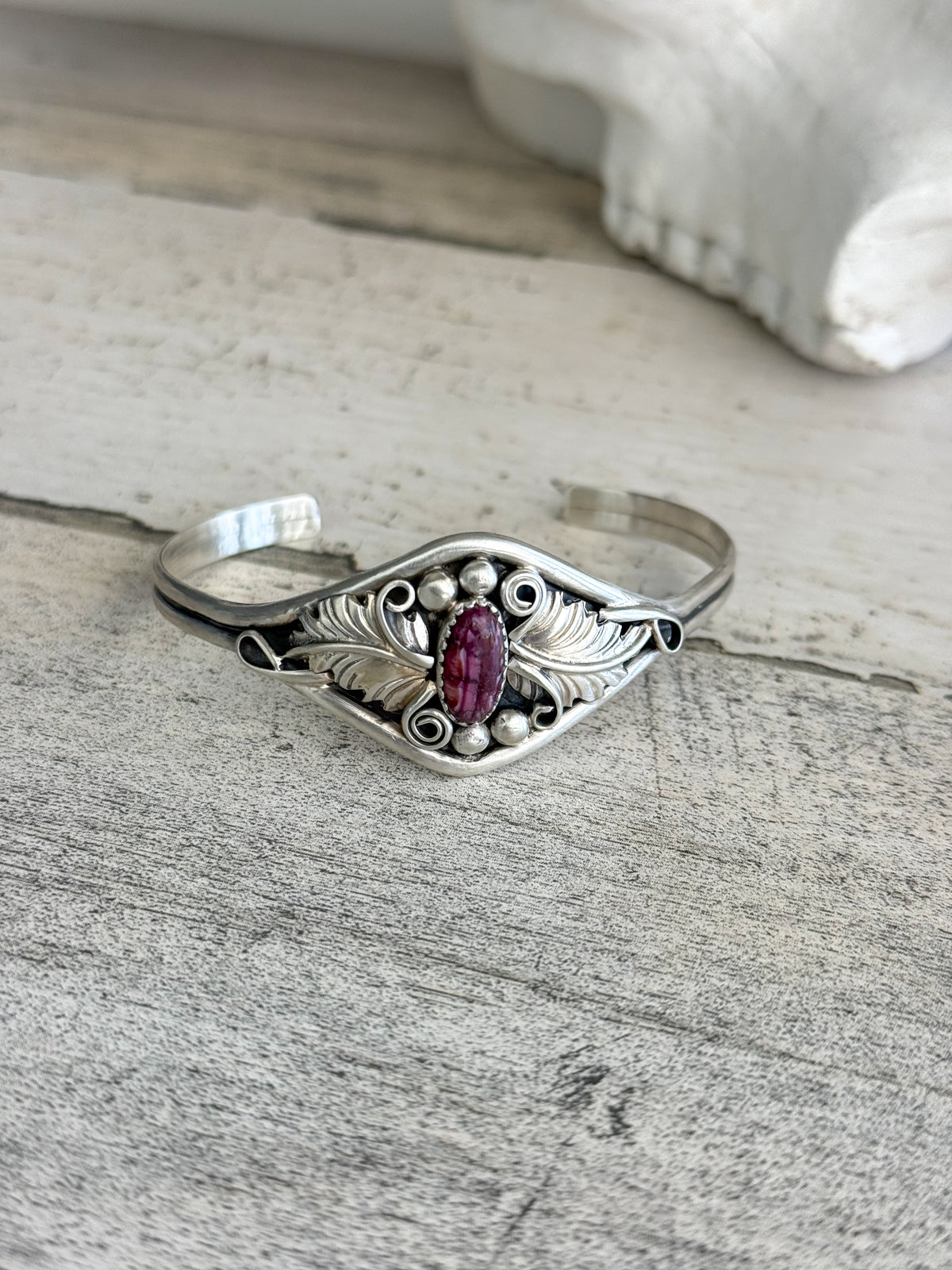 Native American Purple Spiny Cuff 6.5"