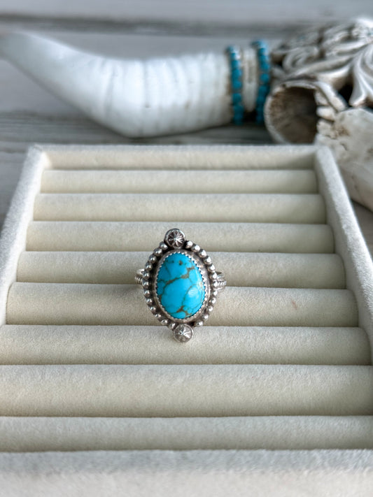 Native American Made Turquoise Ring 9.5