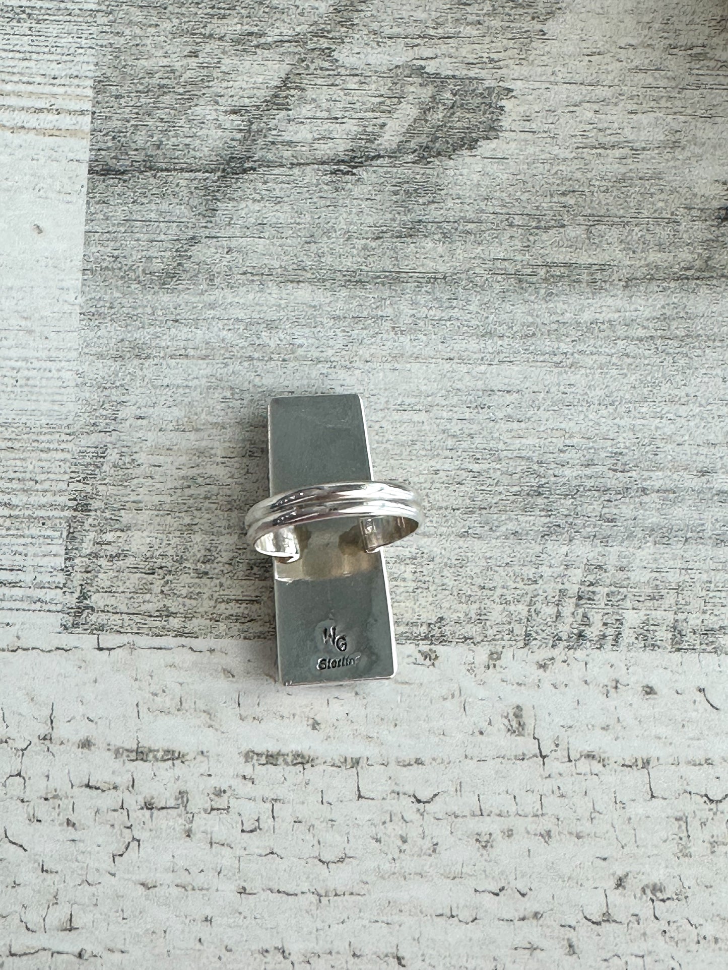 Native Made Spiny & Turquoise Ring 9