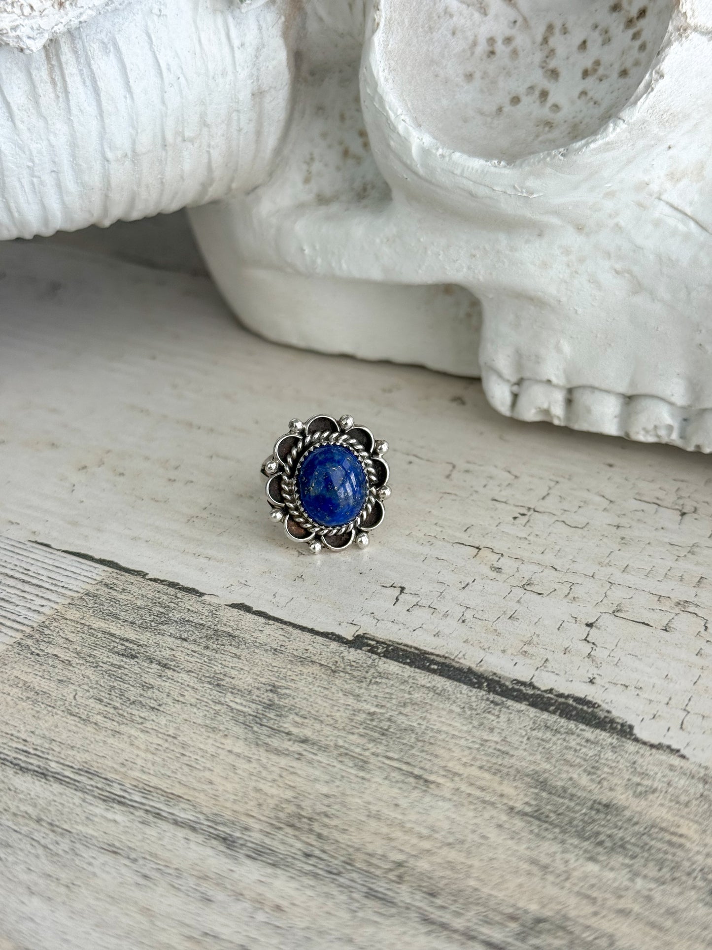 Native American Lapis Ring 7