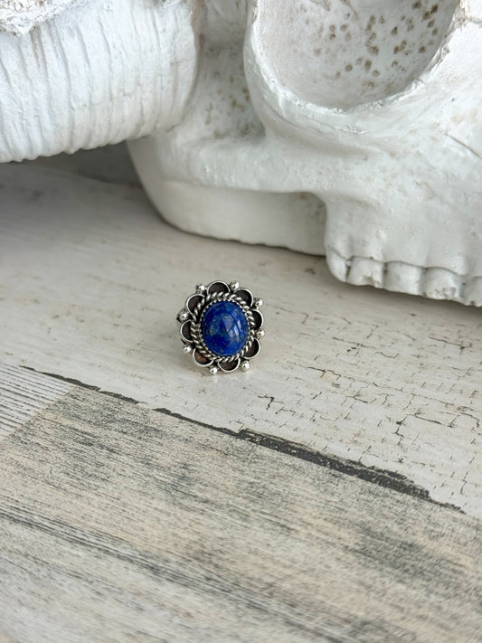 Native American Lapis Ring 7