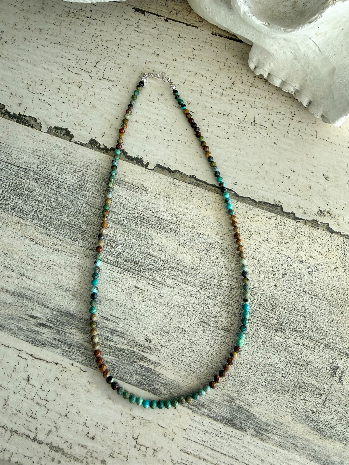 Native American Jasper & Turquoise Bead 16" Necklace