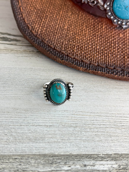 Native American Sonoran Gold Ring 9.5