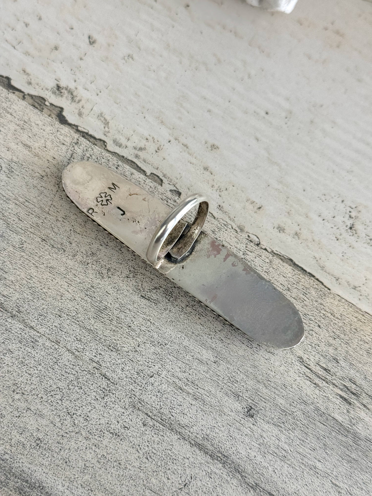 Native American Long Kingman Adjustable Ring